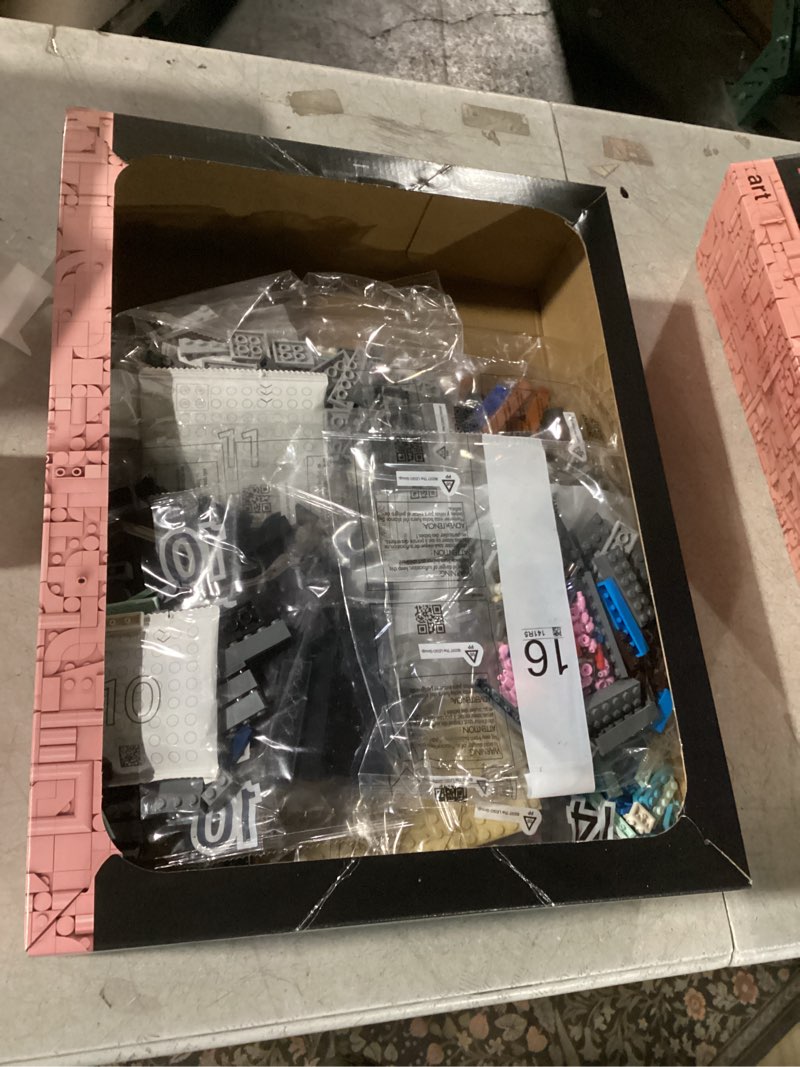 Condition photo showing Good Condition for LEGO Art Japanese Cherry Blossom Landscape Building Set for Adults - Room Decoration & Gift for Women & Men, Ages 18+ - Framed Wall Decor, Stand or Hang to Display - 31218