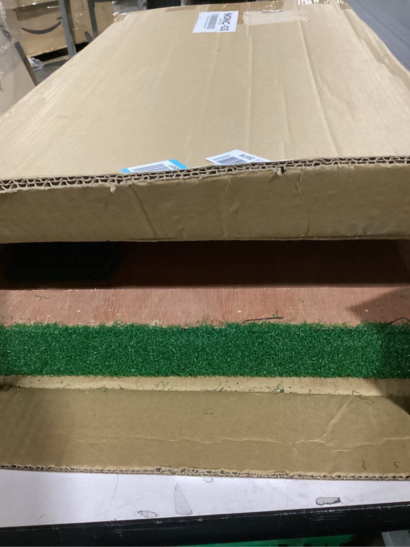 Condition photo showing Good Condition for 4 Inches Portable Pitching Mound Portable Youth Baseball Pitching Mound Softball Trainers for Training Pitching 30 x 16 x 4 Inch