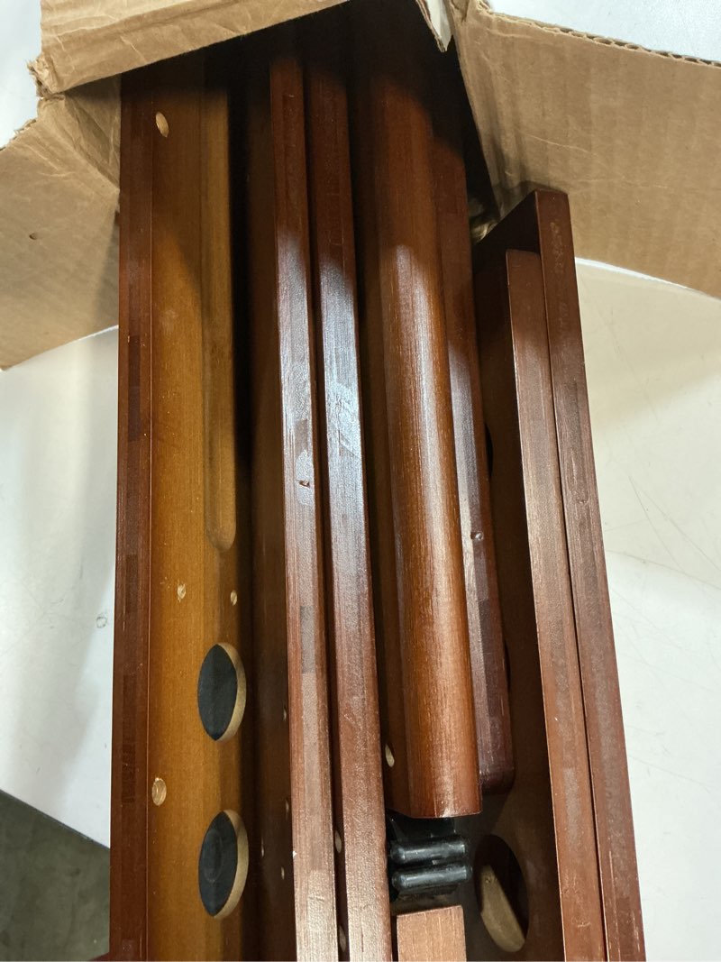 Condition photo showing As Is for (similar) lenwen wooden golf putter stand indoor display rack golf club rack golf club holder natural wood golf club stand for storage sports outdoors wall garage