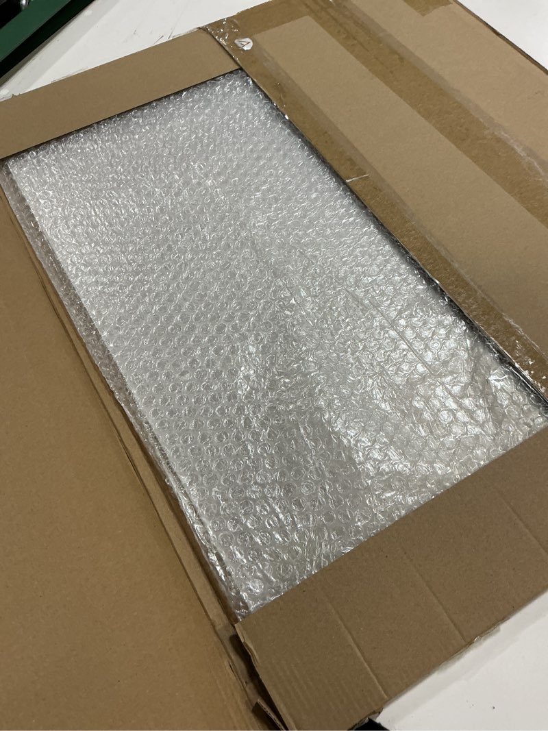 Condition photo showing Good Condition for CALPALMY (2 Pack) 1/8" Thick Clear Acrylic Sheets - 20" x 24" Pre-Cut Plexiglass Sheets for Craft Projects, Signs, Display Cases, Sneeze Guard and More - Cut with Engraver, Power Saw or Hand Tools 20"x24", 1/8" Thick Clear 2
