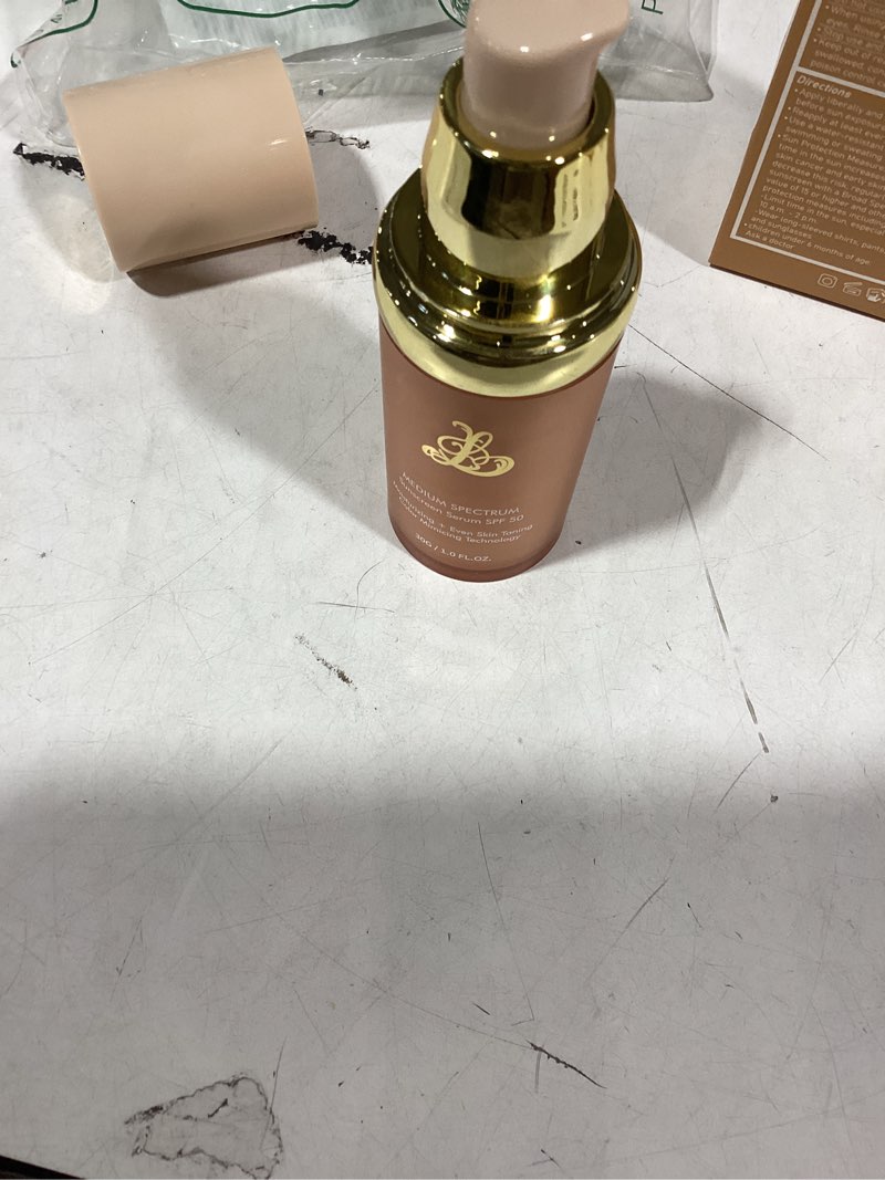 Condition photo showing As Is for Foundation 4 in 1 - Color Changing Foundation, Medium Spectrum with SPF 50, Hypoallergenic Hydrating Liquid Concealer, Long-lasting & Waterproof Natural Finish - 1.06 fl oz 1-Pc Neutral 1 Fl Oz (Pack of 1)