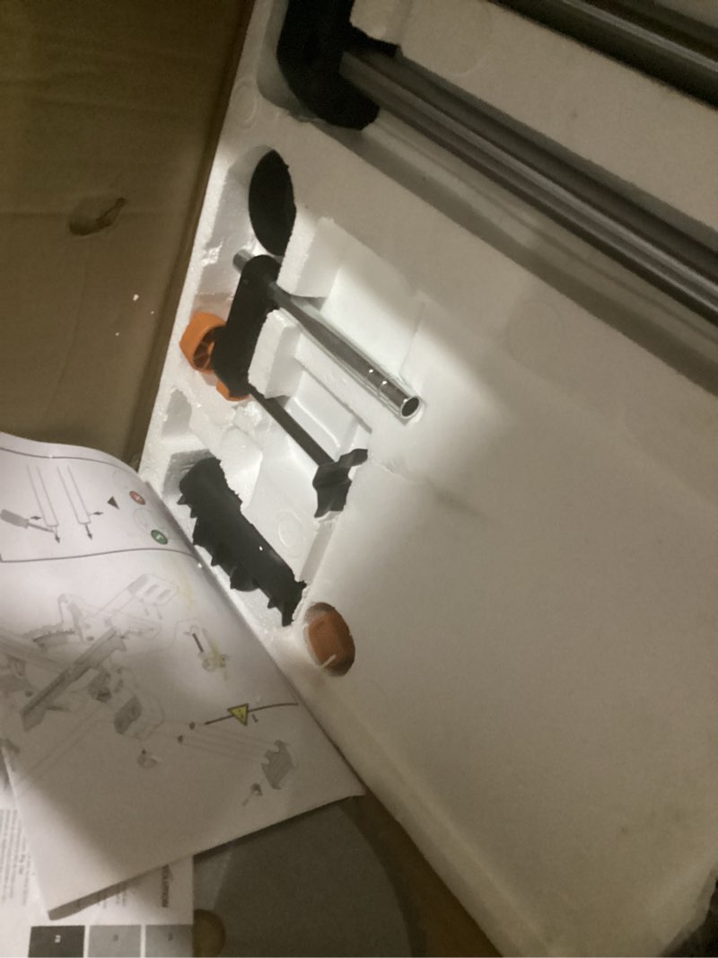 Condition photo showing Good Condition for evolution power tools r255sms+ plus 10-inch sliding miter saw plus multi-material multi-purpose cutting cuts metal, plastic, wood & more 0? - 45? bevel & 50? - 50? miter angles tct blade included