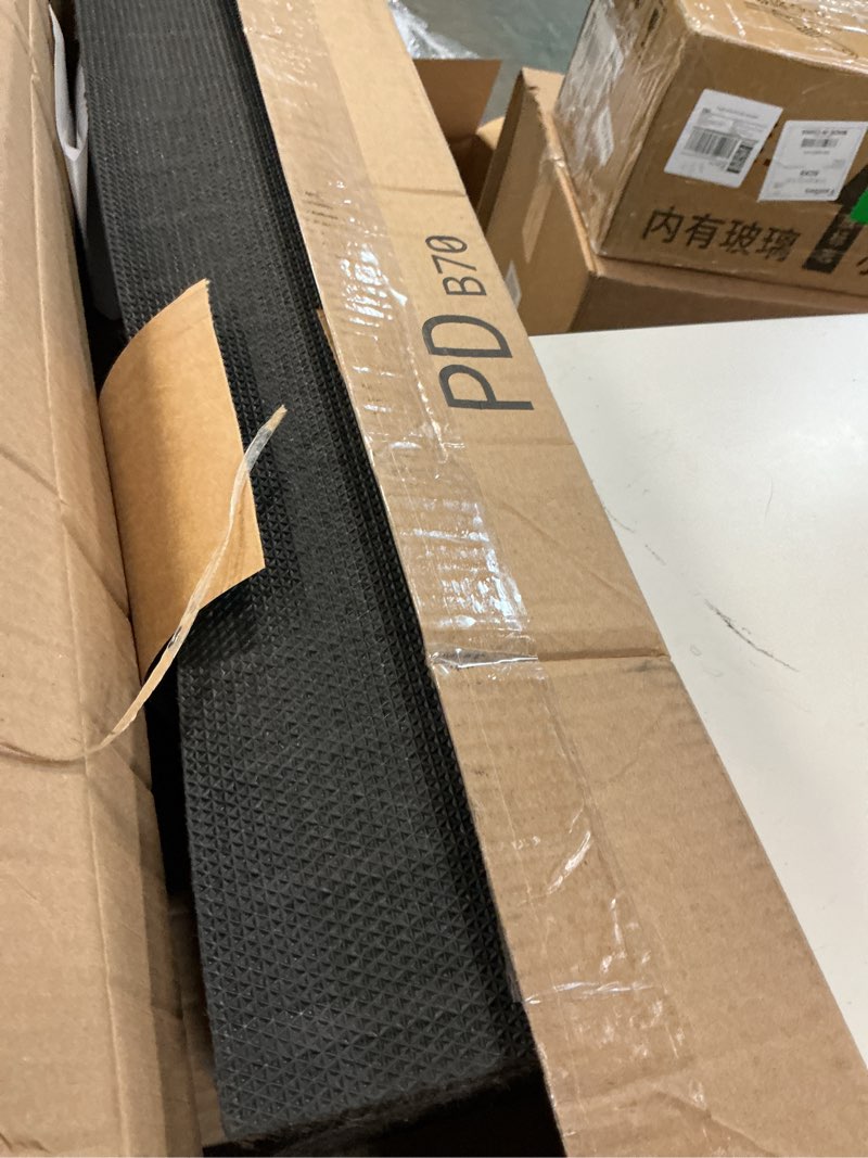 Condition photo showing Good Condition for ottomanson 2' x 9' hallway runner with scraper pile extra durable non-slip rug mat for indoor & outdoor use - ideal for kitchen, entryway, patio & garage - high-traffic carpet, brown brown 24 in wide 2' x 9' (runner)
