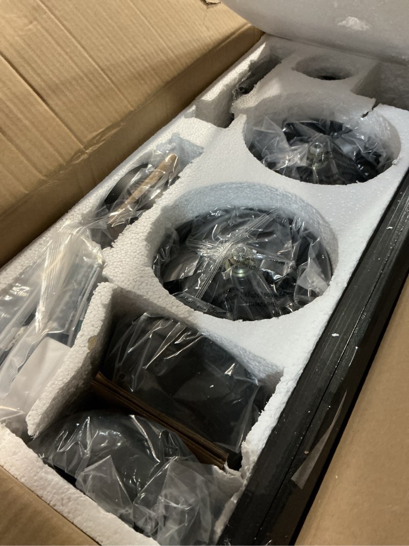 Condition photo showing Good Condition for zmishibo 2 pack 52 inch outdoor ceiling fans with remote, black ceiling fan no light with quiet reversible dc motor, 6 speeds, 3 blade modern ceiling fans for patio living room bedroom indoor 52 inch black 2