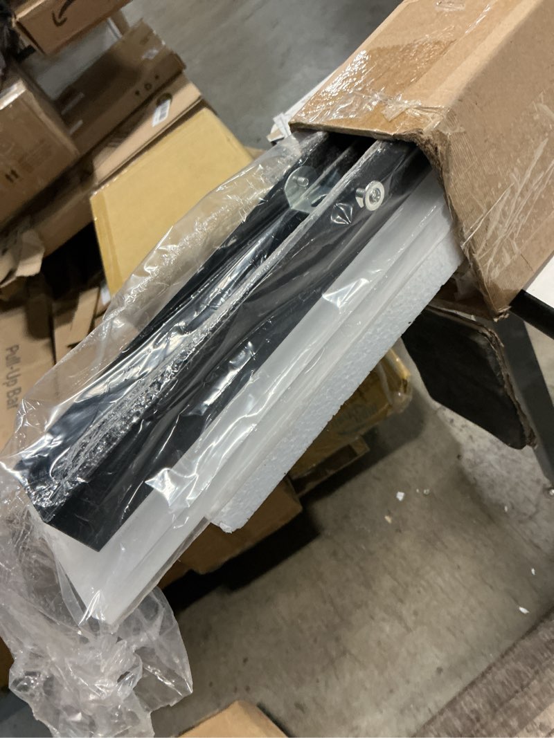 Condition photo showing Good Condition for 2Pack 47.2INCN Long Outdoor Modern LED Wall Light,38W Waterproof IP65 Warm White 110V led Wall Mount Lighting Fixture Rectangular Black Wall Lights Elegant Frosted White Acrylic Anti Rust