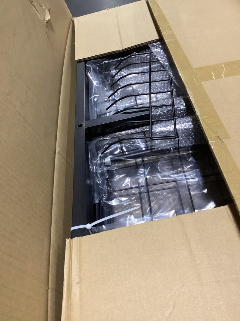 Condition photo showing Good Condition for everhanger garden tool organizer stand, garage tool storage organization, yard tool racks with lockable wheels, fit for long-handled tools/rakes/brooms large