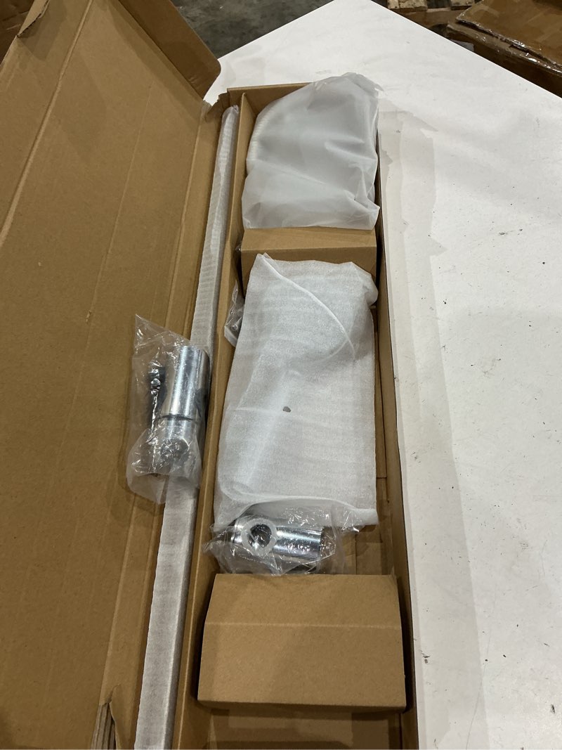 Condition photo showing Good Condition for offo shower slide bar combo, adjustable 27 in slide bar with 3-mode round handheld shower head and 60 in stainless steel hose, screw wall mounted, chrome finish round 27" slide bar & 60" hose