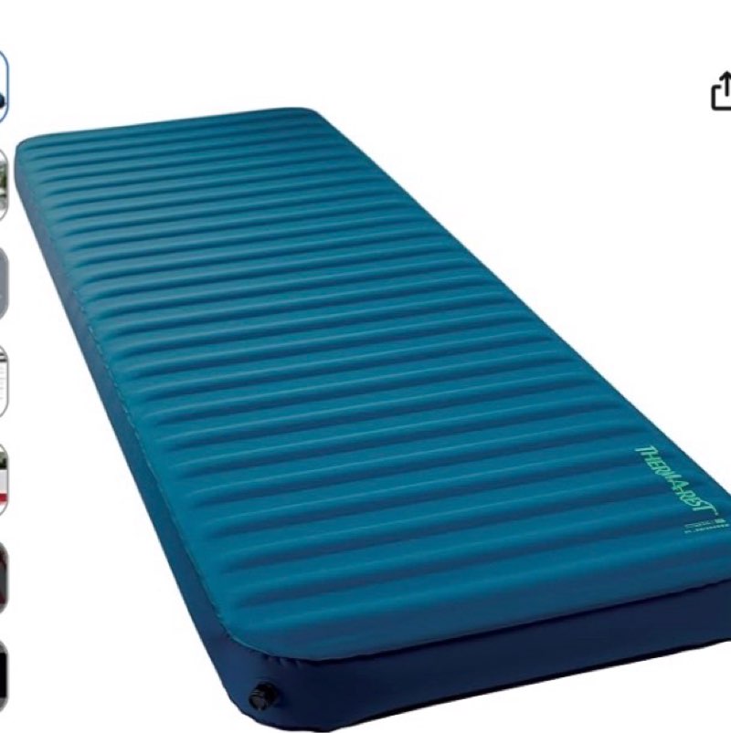 therm-a-rest mondoking 3d self-inflating camping sleeping pad