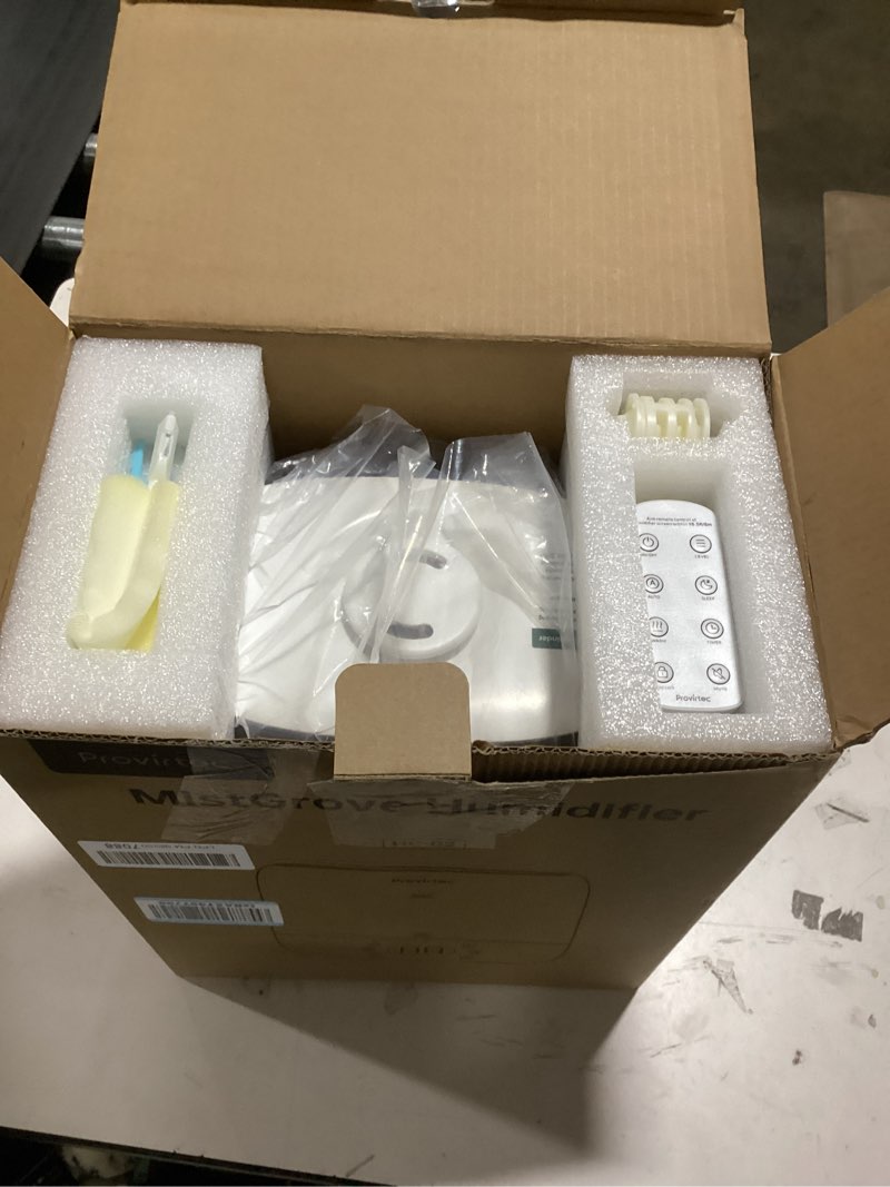 Condition photo showing New/Like New for 6L Self-Cleaning Humidifier for Large Room, CleanCare Warm & Cool Mist, No-Leak Design & Top Fill, 60 Hour Runtime, Quiet Ultrasonic Auto Mode with Remote Control for Bedroom & Home