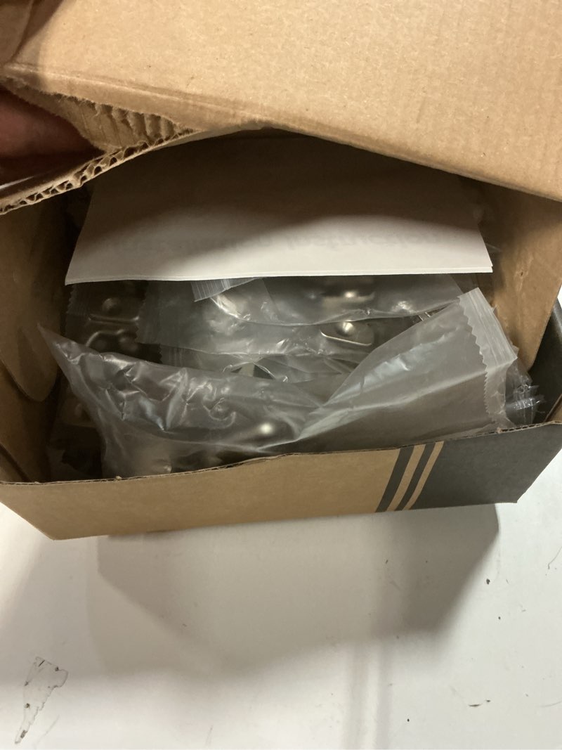 Condition photo showing New/Like New for Chibery 20 Pack 1/4" Small Overlay 4D Concealed Hinges for Face Frame Door, Soft Close On/Off Switch, Self Closing, 105° Open Angle Concealed Stainless Steel Hinges for Framed Cabinet, Satin Nickel 1/4" Overlay 20 Pack