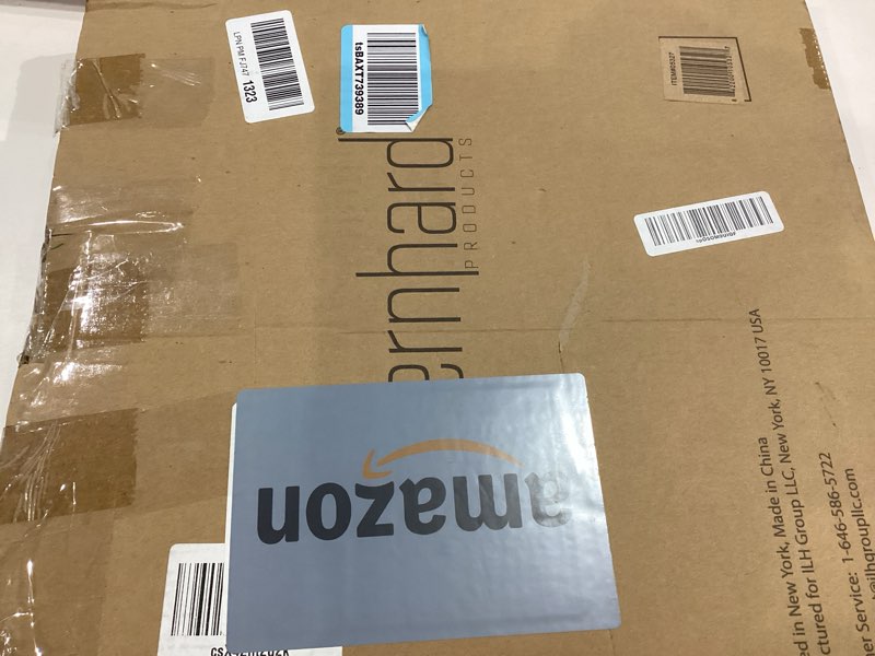 Condition photo showing Good Condition for Bernhard Products Blue Wall Clock, Silent Non Ticking - 16 Inch Extra Large Quality Quartz Battery Operated Round Easy to Read Home/Office/Business/Kitchen/Classroom/School Clocks