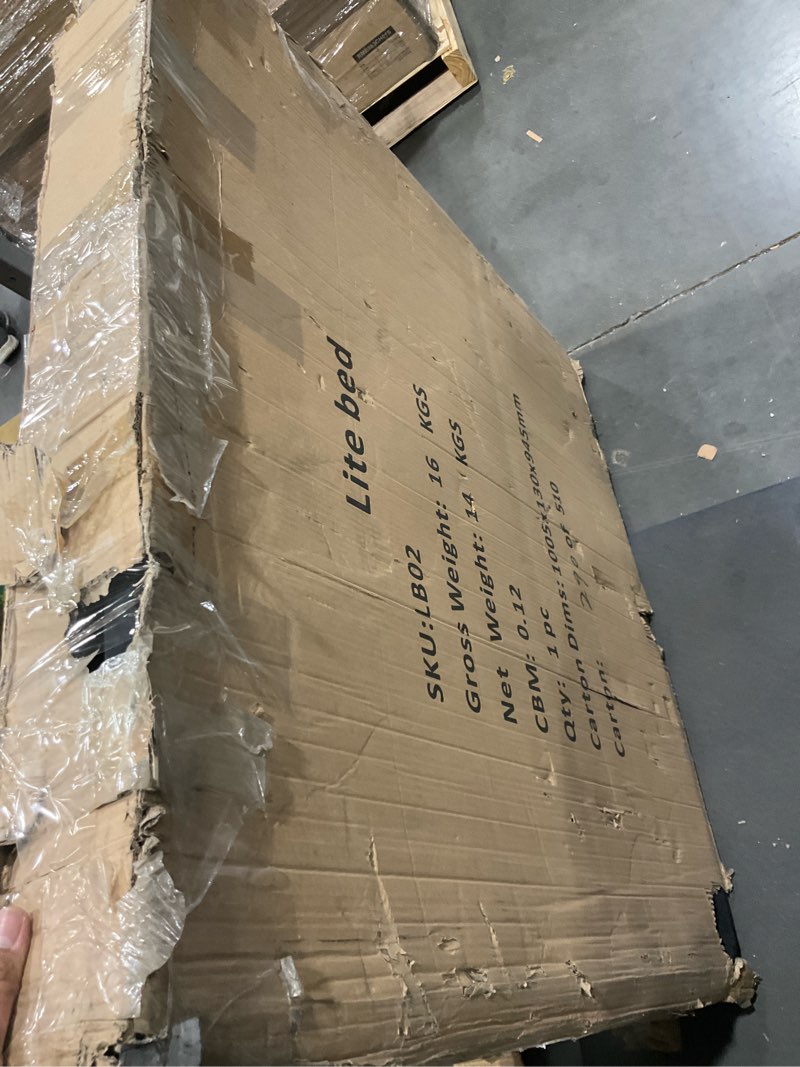 Condition photo showing Good Condition for LiteBed Folding Twin Bed With Memory Foam Mattress - Portable Fold Up With Storage Bag - Luxurious H