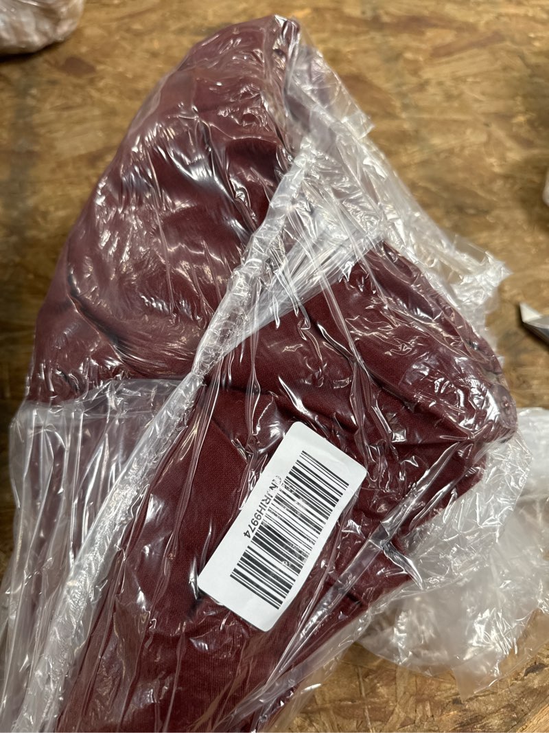 Condition photo showing Good Condition for european linen duvet cover, king/cal king, burgundy