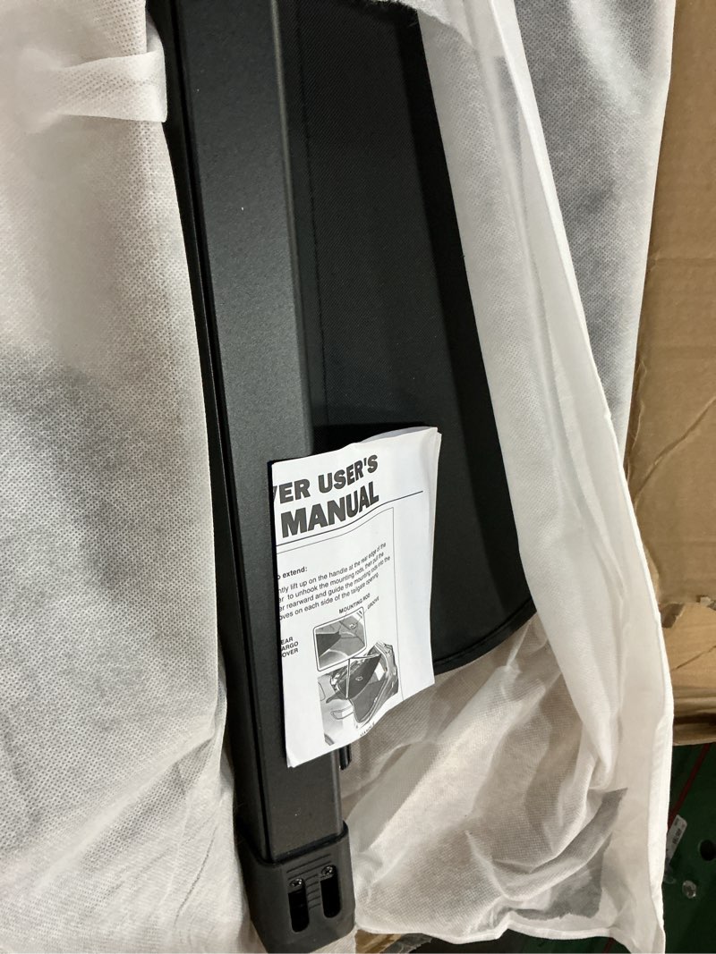 Condition photo showing Good Condition for marretoo cargo cove for vw volkswagen tiguan 2018-2024 for vw volkswagen tiguan accessories behind 2nd row seats retractable factory style suv trunk security shade trunk cover no gap