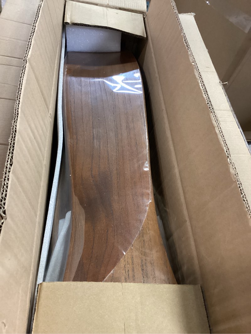 Condition photo showing Good Condition for Walnut Wood 52" Ceiling Fan, No Light, 6-Speed, Reversible 3 Blades, Timed Shutdown, Silent DC Motor, for Bedroom, Porch and Living Room Walnut Wood 52 Inch