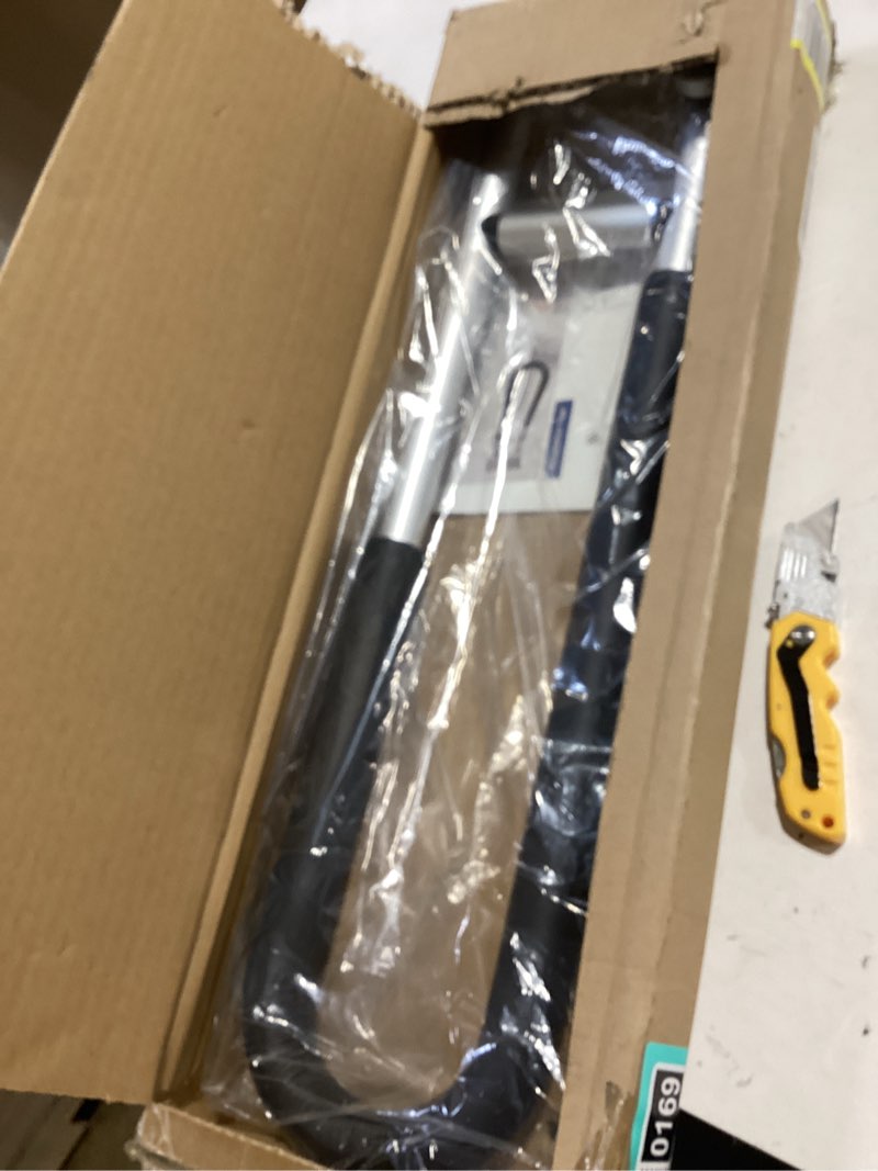 Condition photo showing Good Condition for flip up grab bar for bathroom, toilet safety rail for elderly, toilet grab bar for elderly for wall, 24 inch non-skid toilet handicap grab bar handicap rail for home hotel disabled pregnant