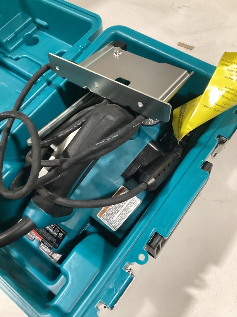 Condition photo showing As Is for Makita KP0800K 3-1/4" Planer, with Tool Case , Blue