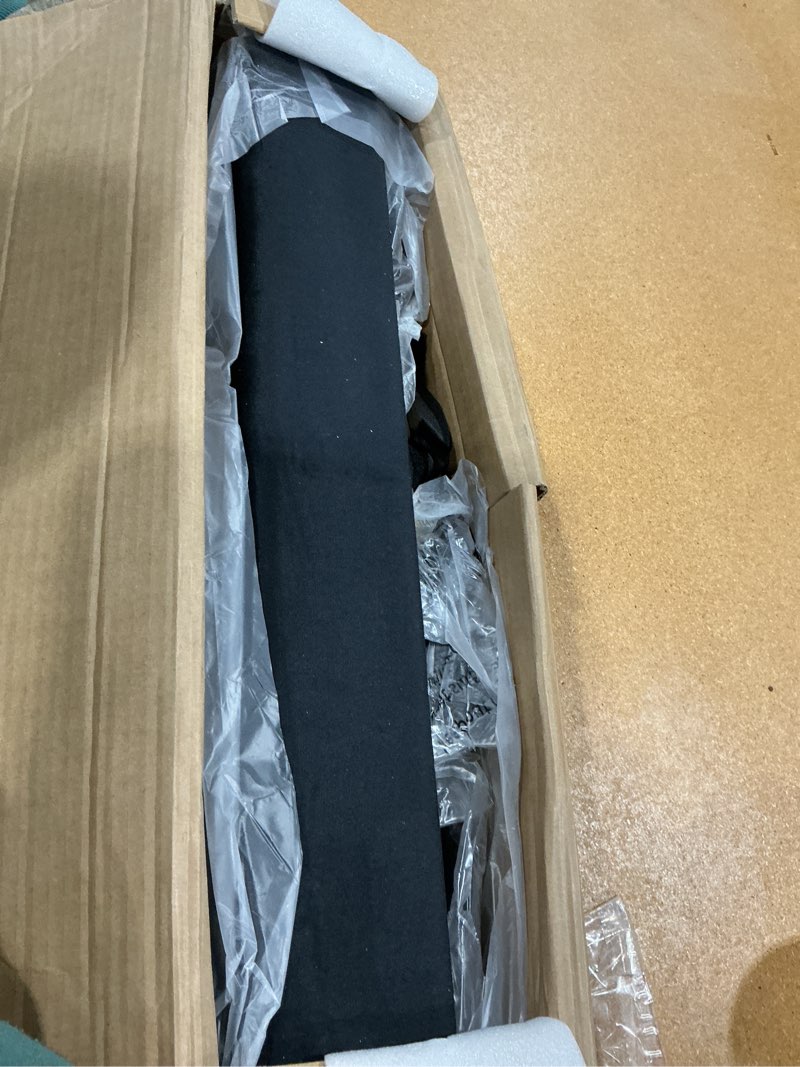 Condition photo showing New/Like New for full bed frame, velvet upholstered platform bed frame with adjustable headboard, vertical quilted design, sturdy slatted mattress base, easy to assemble, black black full