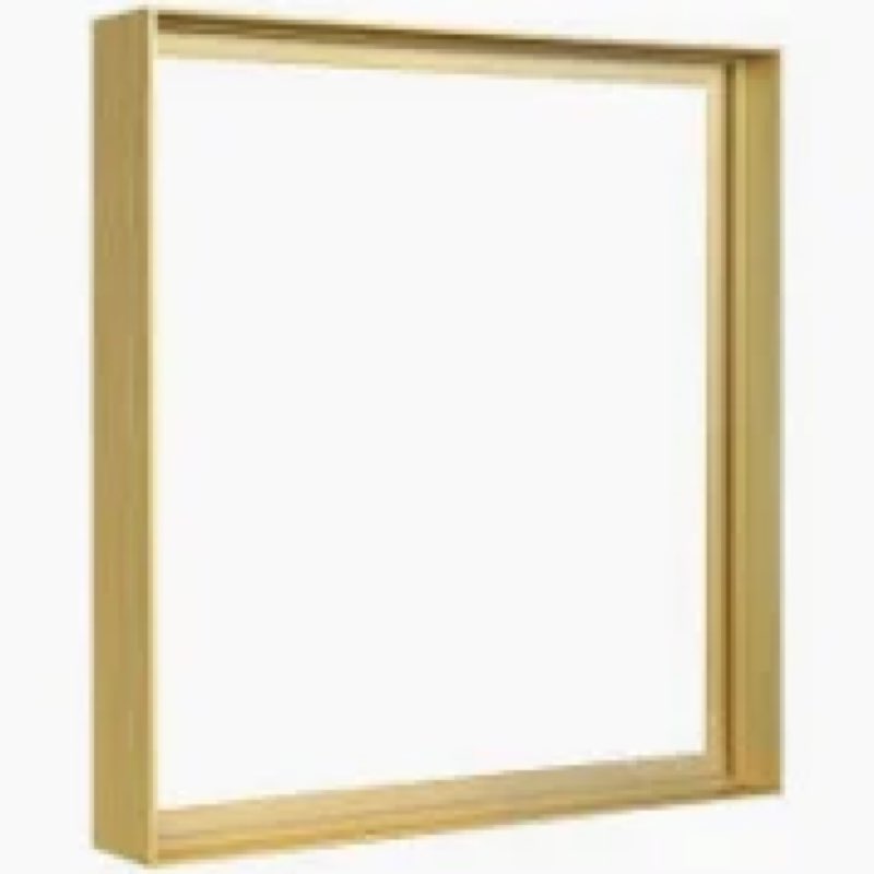 Floating Frame for 16x20 Canvas Paintings, DIY Metal Canvas Frame with 1.5" Deep, Modern Floater Fra