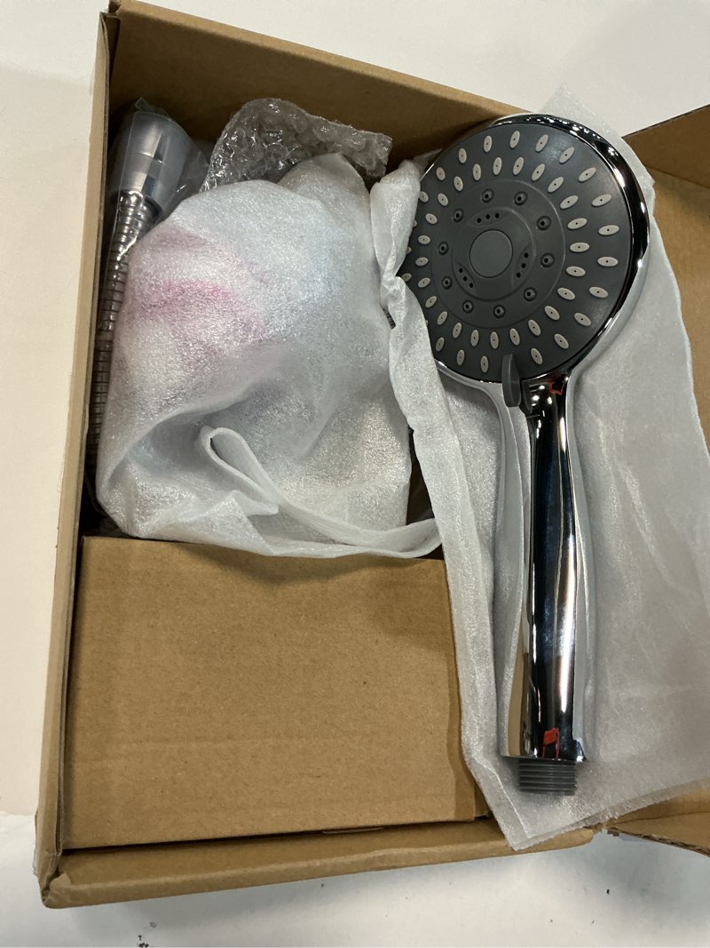 Condition photo showing New/Like New for Chrome Tub Spout with Diverter, 5 Settings All Metal Bathtub Faucet with Spraye High Pressure Bath Tub Spout Faucet Set