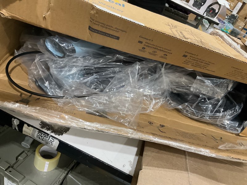 Condition photo showing New/Like New for 3 wheel walkers for seniors, lightweight rollator walkers foldable for elderly with cane hold and cup hold, height adjustable aluminum three wheel rolling walker mobility aid, blue