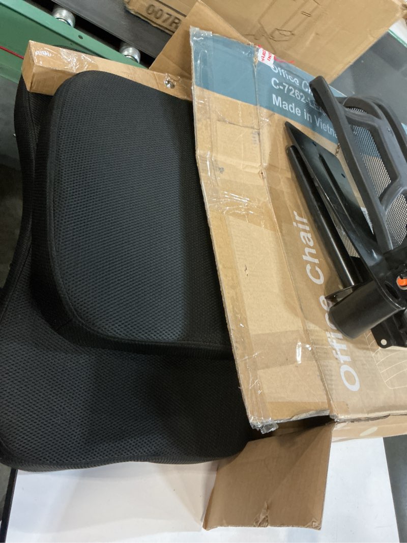 Condition photo showing As Is for ((similar ))felixking office chair, ergonomic desk chair breathable mesh chairs adjustable high back lumbar support flip-up armrests, executive rolling swivel comfy computer chairs home office black black 1