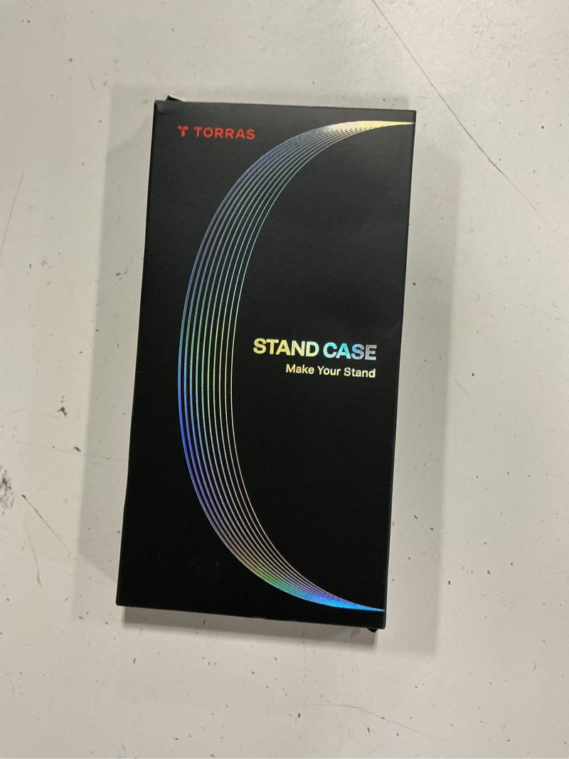 Condition photo showing New/Like New for torras q3 vegskin for iphone 17 pro max case leather, 360 spin magnetic stand, fit for magsafe, camera control, shockproof premium organic silicone leather case for iphone 17 pro max, cloud white cloud white for iphone 17 pro max, 6.9"