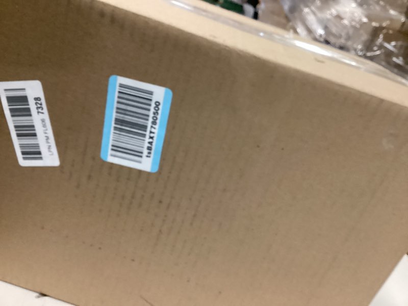 Condition photo showing As Is for IRIS USA 13 Qt Stackable Plastic Storage Bins with Lids, 4 Pack - BPA-Free, Made in USA - Discreet Organizing Solution, Latches, Durable Nestable Containers, Secure Pull Handle - Pearl Pearl 13 QT - 4 Pack