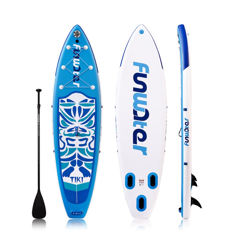 NEW TIKI 10'6" INFLATABLE PADDLE BOARD Supfw35b