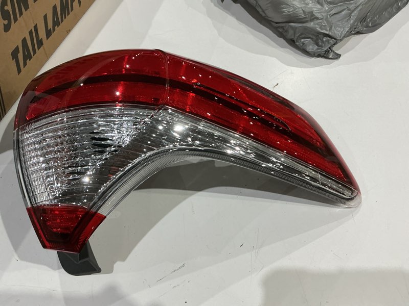waltyotur clear len tail lights brake lamp left driver side tail light red brake lamp replacement fo