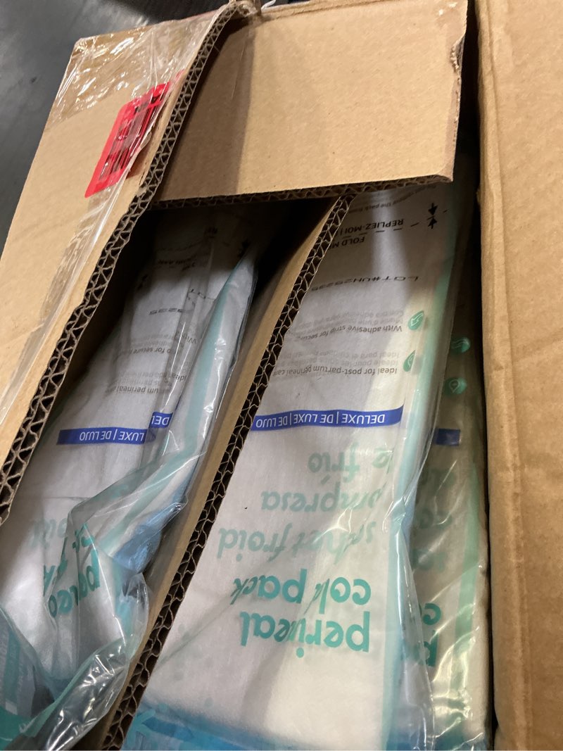 Condition photo showing Good Condition for medline deluxe perineal cold packs with adhesive strip, 4.5" x 14.25", pack of 24, ideal for postpartum perineal care deluxe - with adhesive strip