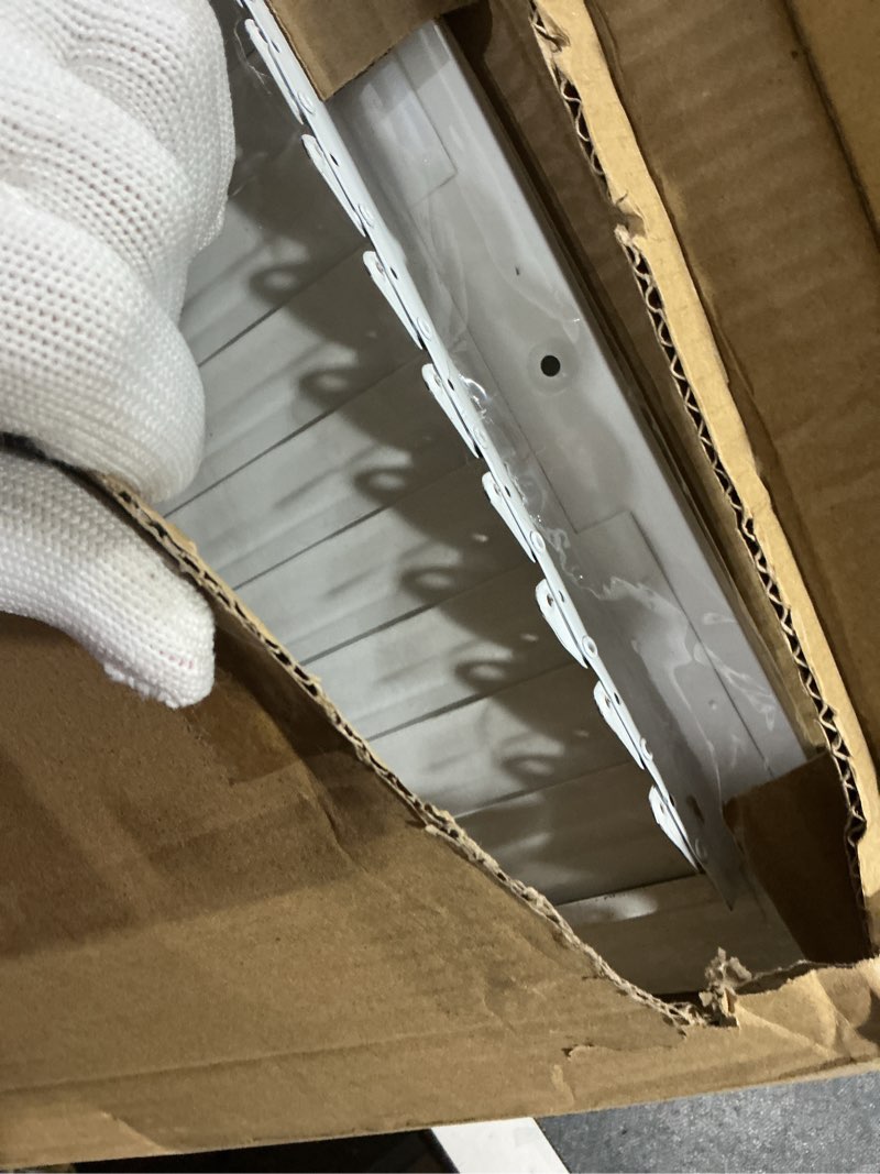 Condition photo showing New/Like New for 18x10 Vent Register [Duct Opening], Vent Covers for Home Ceiling, Two-Way Ventilation Register, Adjustable Solid Steel Wall Register Vent Cover (18"W x10"H [Duct Opening])