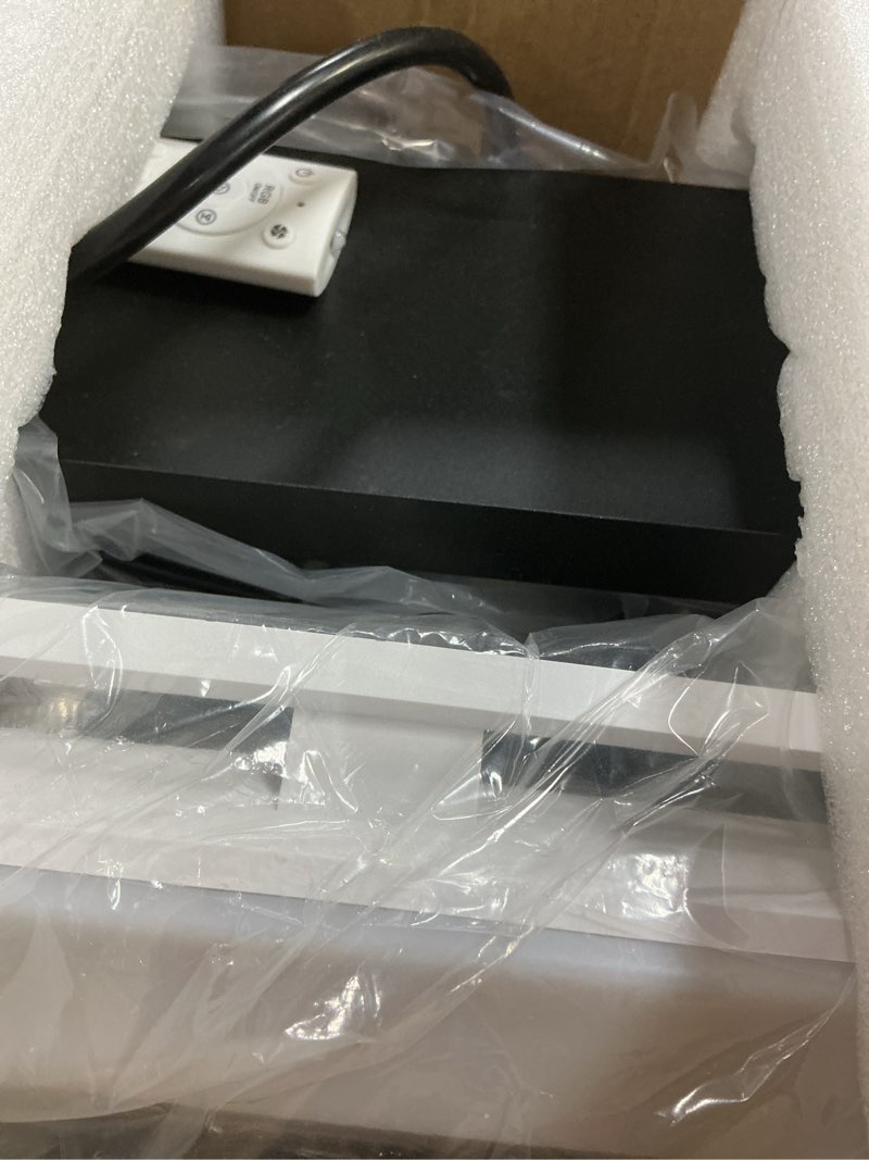 Condition photo showing Good Condition for bseed bathroom exhaust fan with bluetooth speaker & led light, 230 cfm 1.5 sone, 7-color rgb & 3cct adjustable light, music sync, digital display, remote control, easy install (white)