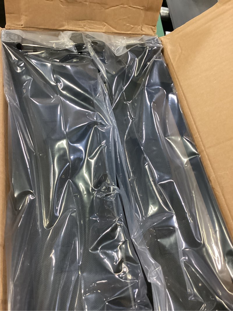 Condition photo showing New/Like New for stadium seats for bleachers with back support, bleacher chairs with backs and cushion wide, portable folding seats with magnetic bottom strips, includes shoulder strap - black (1, black) black 1 pack