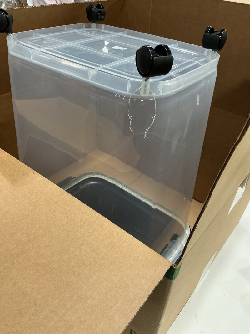 Condition photo showing As Is for Amazon Basics Pet Food Storage Container 40lbs 30lbs+10lbs 1