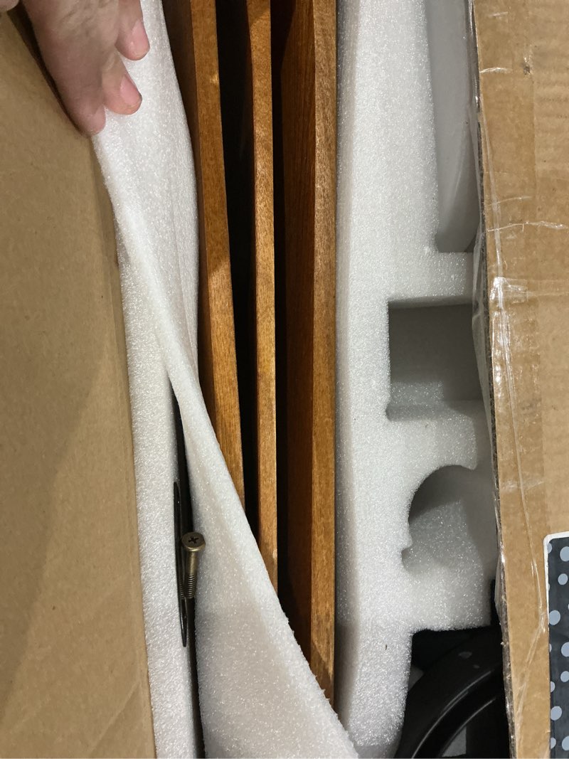 Condition photo showing Good Condition for 60 inch ceiling fans with lights 3 downrods, outdoor ceiling fan for patios with remote control, etl listed, 3 blades wood ceiling fans reversible quiet dc motor for indoor bedroom farmhouse walnut wood 60 inch