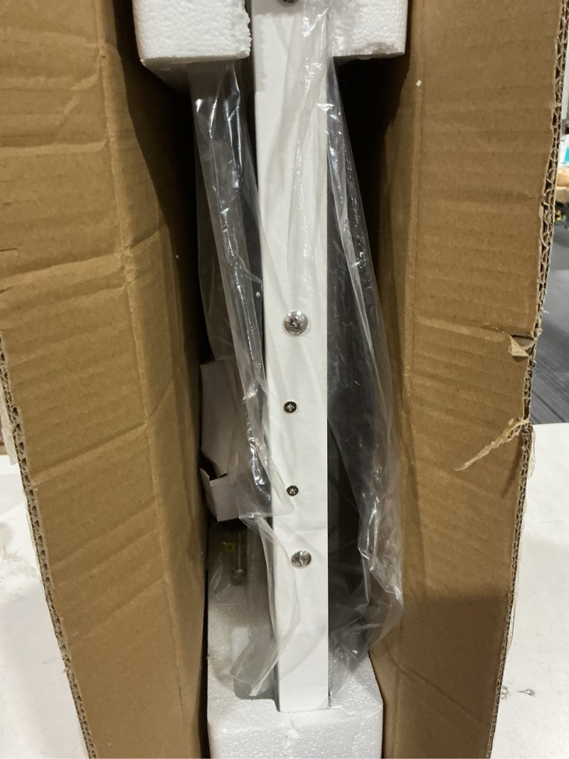 Condition photo showing As Is for (Similar to stock photo) FENCHILIN Vanity Mirror with Lights 11.8\" x 9.8\",Lighted Makeup Mirror and Hollywood Mirror with Smart Touch Control 3 Colors Dimmable LED Light, 360°Rotation 10X Magnification(White)