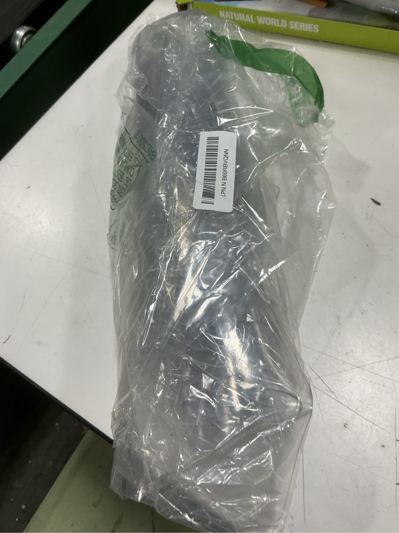Condition photo showing As Is for 12x72 inch rectangle clear pvc table cover protector - non-slip crystal plastic pads 1.5mm thick waterproof vinyl top protector mat for coffee, dining, writing desk - heat resistant clear1.5 rectangle 12"x72"