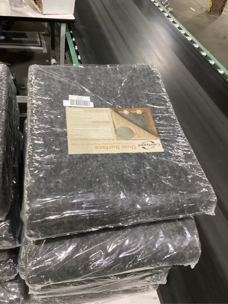 Condition photo showing New/Like New for felt rug pad, 4 x 6 ft rubber non-slip rug pad gripper, keep rugs secure and in place, extra strong under carpet mat cushion - for all floors 6' x 4' (rectangular)