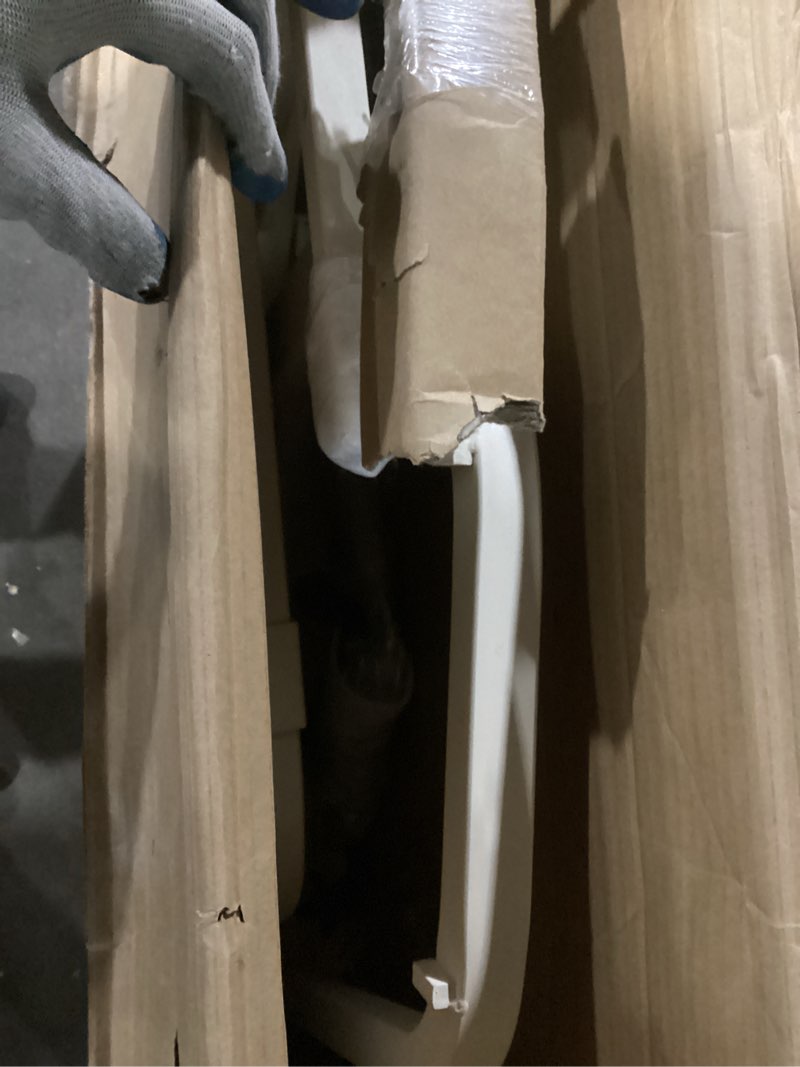 Condition photo showing As Is for vevor trapeze bar for bed mobility, height-adjustable free standing trapeze bar with 2 wheels, 300lbs capacity bed pull up assist for elderly disabled, ideal for hospital, nursing home & home care straight rod support 1