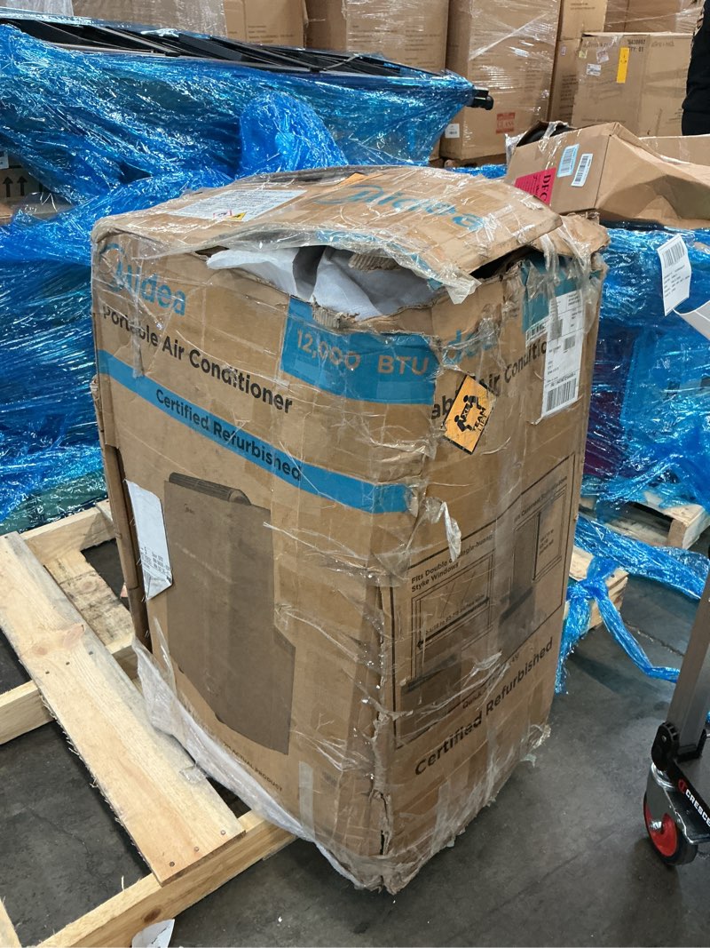 Condition photo showing Good Condition for midea 8000 btu doe/ 12,000 btu ashrae smartcool portable air conditioner
