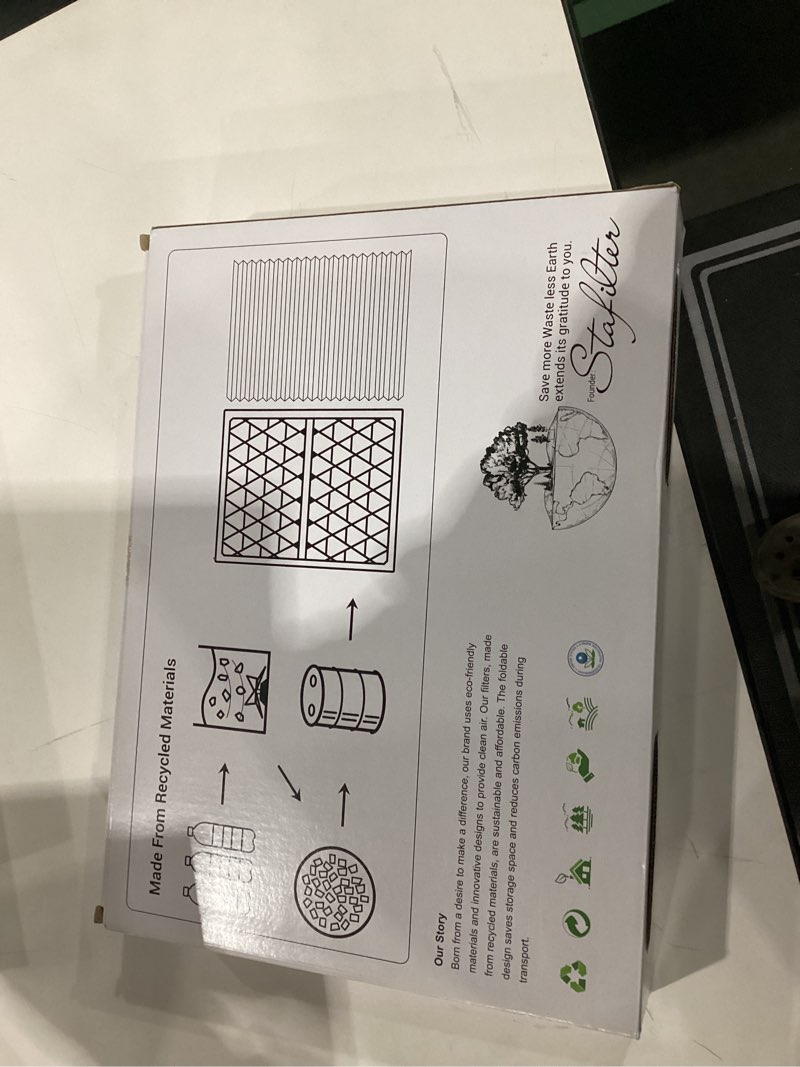 Stafilter reusable air filter, 13.66x19.72x0.73