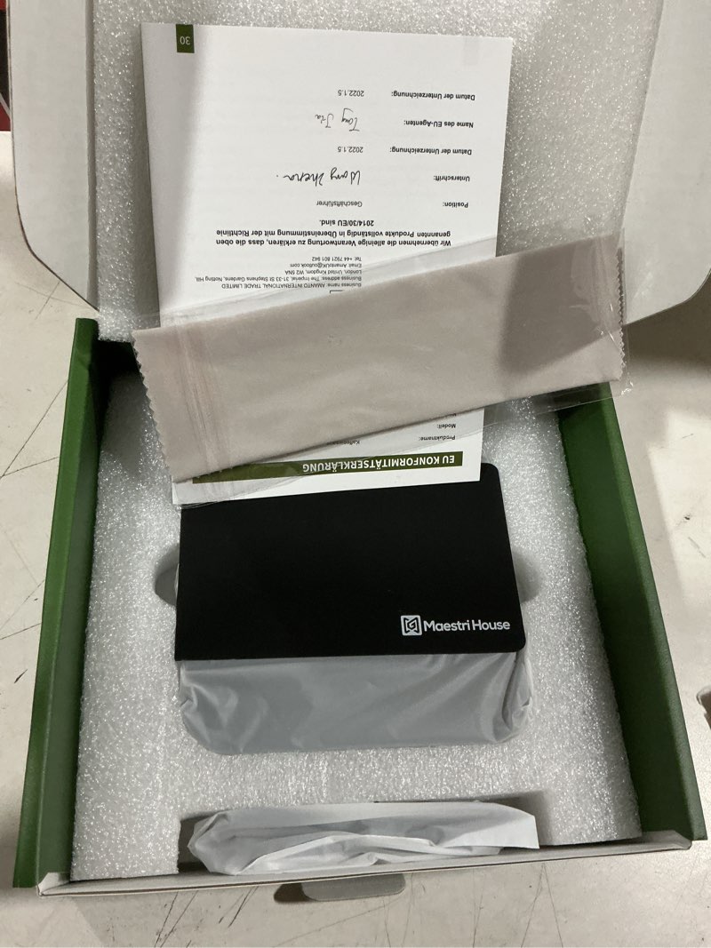 Condition photo showing Good Condition for maestri house mini coffee scale with timer, usb-c rechargeable espresso scale, 2kg/0.1g accurate scale for espresso and pour-over coffee, portable digital kitchen scale with auto timer (black&silver)