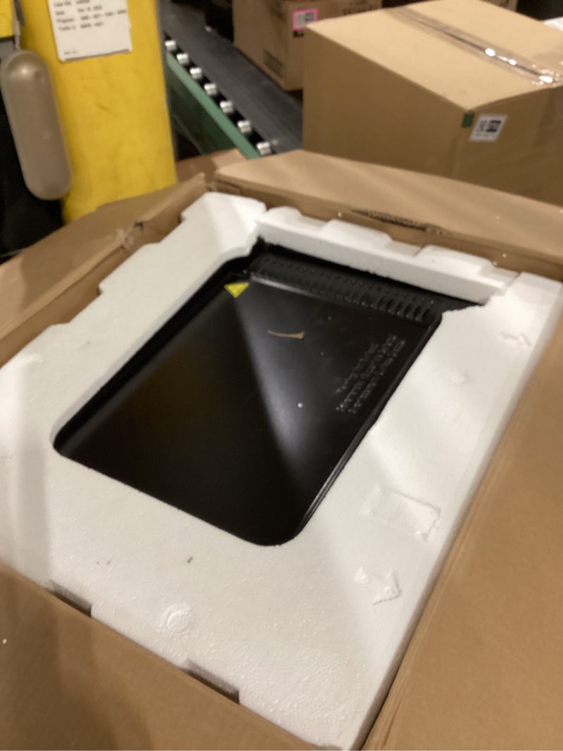Condition photo showing As Is for TOSHIBA ChefFry Air Fryer Toaster Oven Combo, 26.4 QT Large Capacity, 12-in-1 Countertop Toaster Oven, Stainless Steel