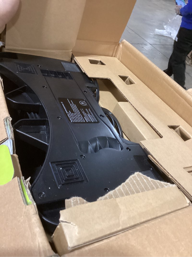 Condition photo showing As Is for Shark Matrix Plus Robot Vacuum and Mop with Self-Empty HEPA Base, Sonic Mopping, Matrix Clean, Home Mapping, HEPA Bagless Self Empty Base, CleanEdge, for Pet Hair, UR2650WS Wet and Dry Self-Empty (Black)