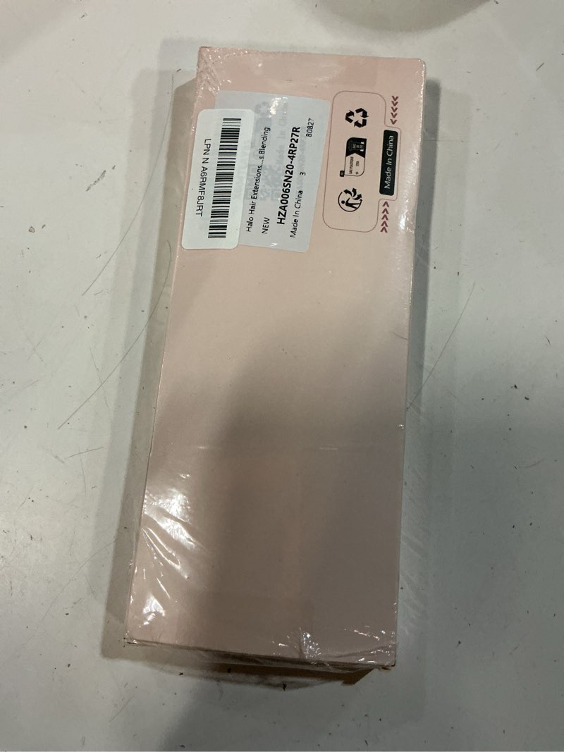 Condition photo showing New/Like New for Halo Hair Extensions,Prokyvity Halo Hair Extensions Real Human Hair,Invisible Adjustable Wire Extensions for Seamless Blending 20 inch/70g Medium Brown Streaked with Dark Blonde 20 Inch Medium Brown Streaked with Dark Blonde
