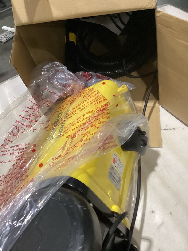 Condition photo showing As Is for Eureka 3670M Canister Cleaner, Lightweight Powerful Vacuum for Carpets and Hard floors, w/ 5bags,Yellow