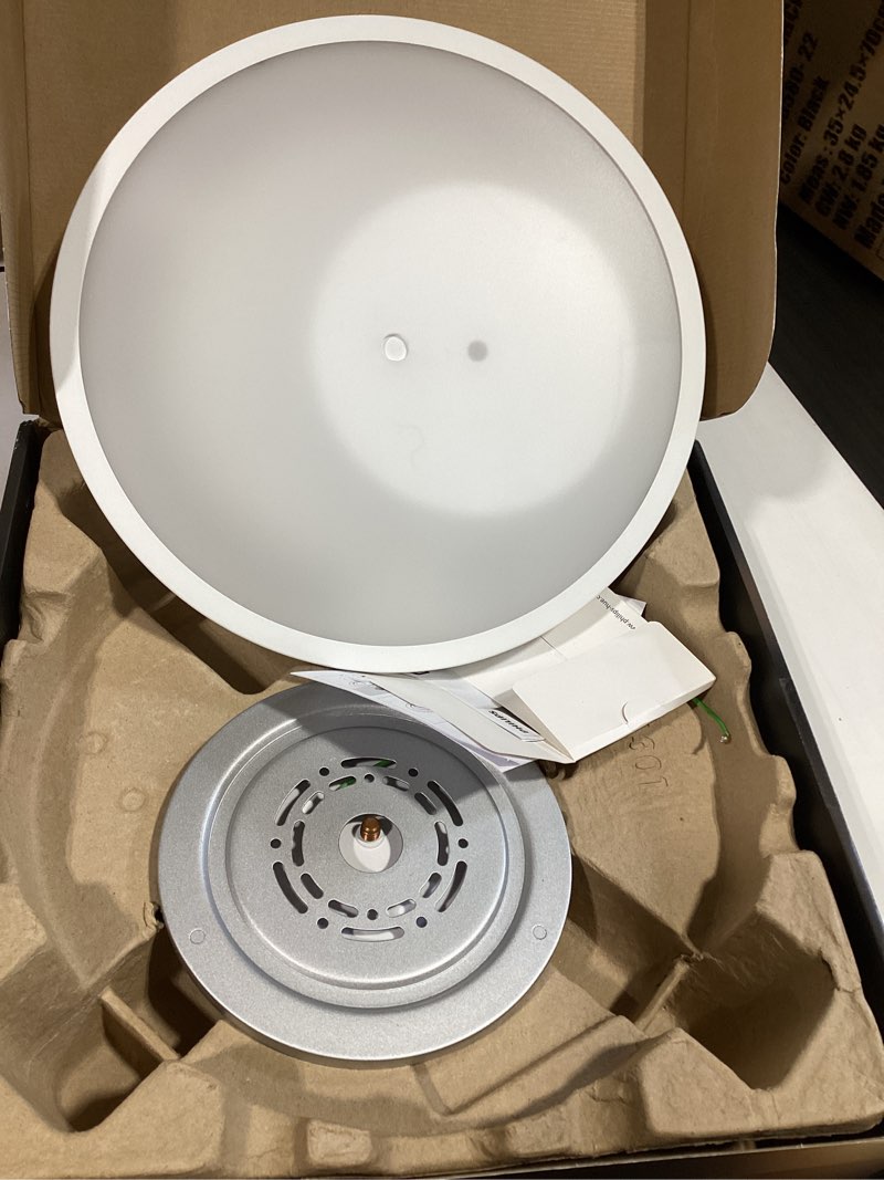 Condition photo showing Good Condition for philips hue being ceiling light, white - white ambiance warm-to-cool white smart led light - 1 pack - control with hue app - compatible with alexa, google assistant, and apple homekit