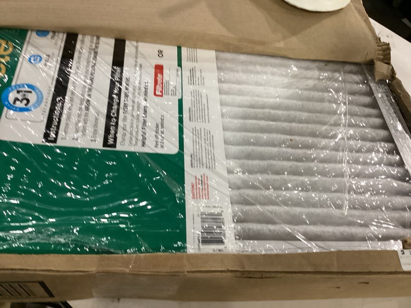Condition photo showing New/Like New for filtrete 20x20x1 air filter mpr 1200d merv 11, allergen reduction plus dust, 4-pack filters (exact dimensions 19.81x19.81x0.81)