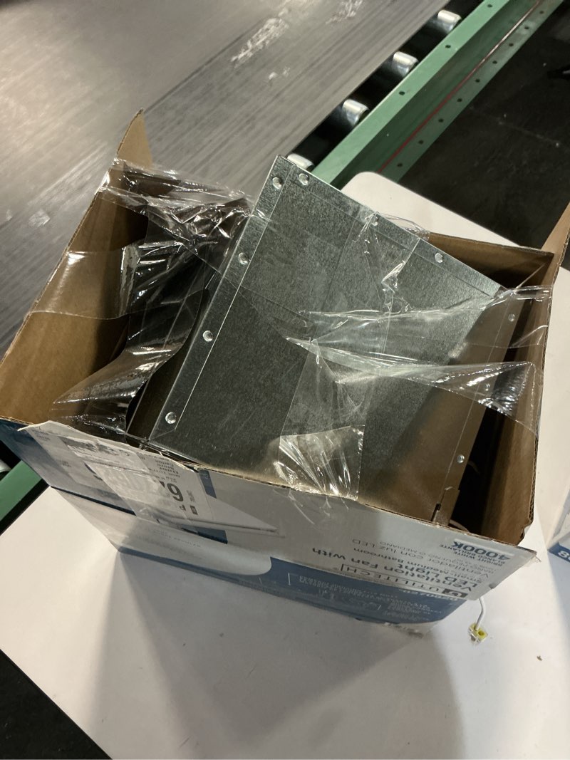 Condition photo showing As Is for Utilitech Ventilation Fan W LED Light